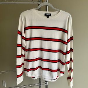 Express striped thin sweater